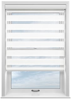 Origin, Soft White - Motorised Day and Night Blind